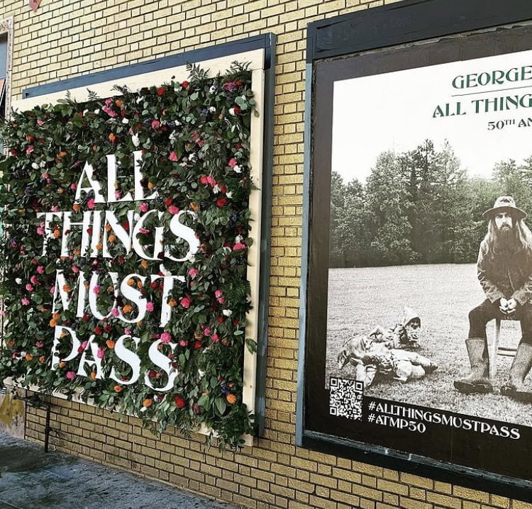 All Things Must Pass album cover display.