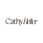 Cathy Heller name in elegant serif font